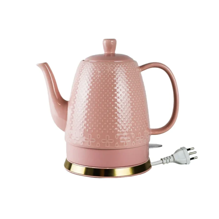 Chaleira Elétrica Porcelana Elegance Rosa Tuut 127w