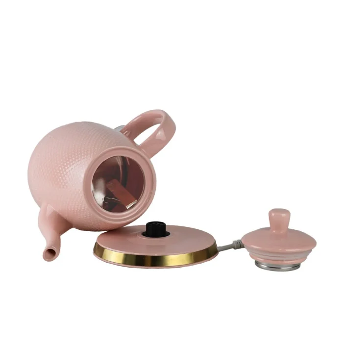 Chaleira Elétrica Porcelana Elegance Rosa Tuut 127w