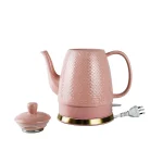 Chaleira Elétrica Porcelana Elegance Rosa Tuut 127w
