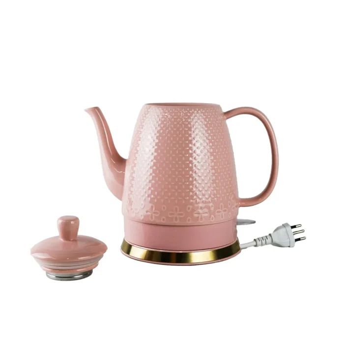 Chaleira Elétrica Porcelana Elegance Rosa Tuut 127w
