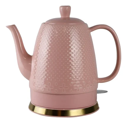 Chaleira Elétrica Porcelana Elegance Rosa Tuut 127w