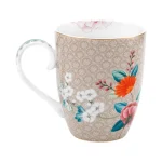 Conjunto 2 Caneca Grande Porcelana Cáqui Blushing Birds Pip Studio