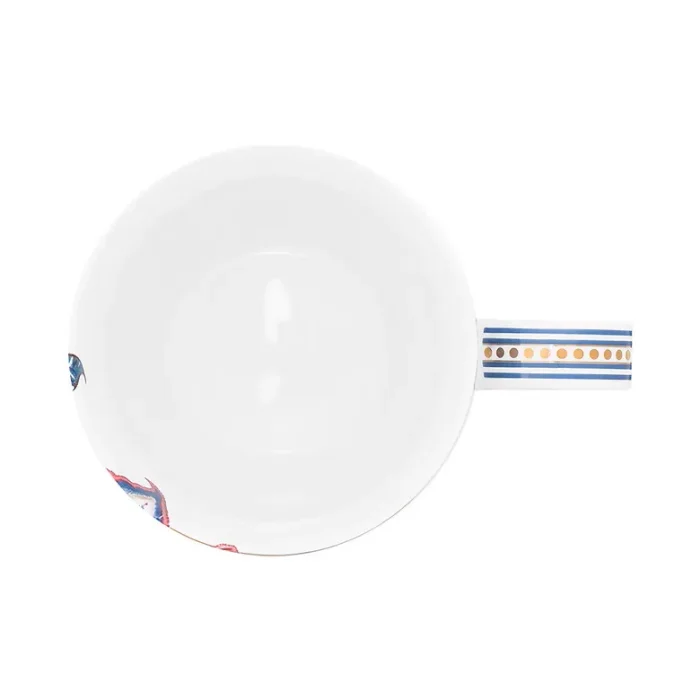 Conjunto 2 Canecas Porcelana Extra Grande Azul - Flower Festival Pip Studio
