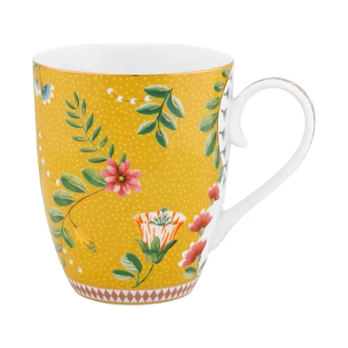 Conjunto 2 Canecas Porcelana Grande Amarelo La Majorelle Pip Studio