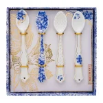 Conjunto 4 Colheres Porcelana Royal White Pip Studio