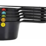 Conjunto 6 Xícaras Medidoras Preta Good Grips Oxo Preto