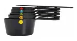 Conjunto 6 Xícaras Medidoras Preta Good Grips Oxo Preto