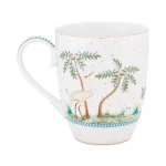 Conjunto de 2 Canecas Grandes Dots Branco Jolie pip Studio