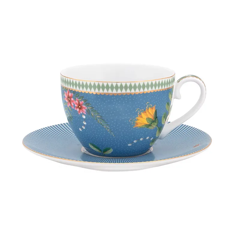 Conjunto de 2 Xicaras Porcelana de Café La Majorelle Pip Studio Conjunto de 2 Xicaras Porcelana de Café La Majorelle Pip Studio