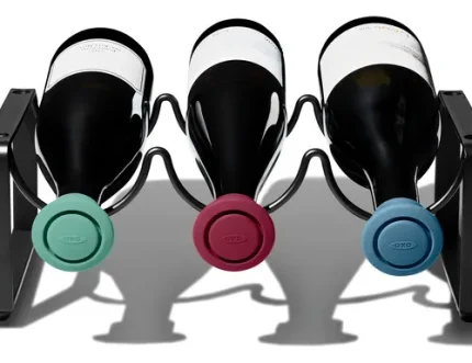Conjunto De 3 Tampas Para Vinho De Silicone Oxo