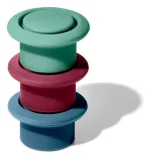 Conjunto De 3 Tampas Para Vinho De Silicone Oxo