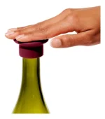 Conjunto De 3 Tampas Para Vinho De Silicone Oxo