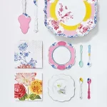 Conjunto Espátula e Faca Para Bolo Royal Porcelana Com Filete de Ouro Pip Studio