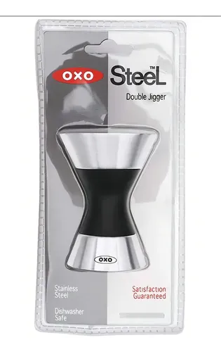 Dosador Bar Duplo Inox - Oxo Prateado