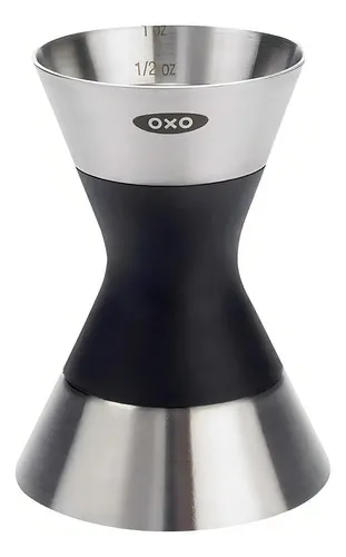 Dosador Bar Duplo Inox - Oxo Prateado