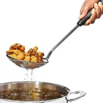 Escumadeira Inox Ergonômica Antiderrapante Good Grips Oxo Preto