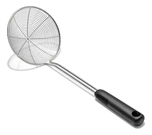 Escumadeira Inox Ergonômica Antiderrapante Good Grips Oxo Preto Escumadeira Inox Ergonômica Antiderrapante Good Grips Oxo Preto