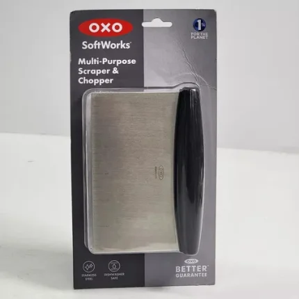 Espátula Medidora Cortar Massas Multiuso Inox Good Grips Oxo Preto