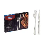 Faqueiro Para Churrasco Zurique Aço Inox Jogo 12 Peças Tramontina
