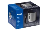 Fervedor Tramontina Solar Ceramic em Aço Inox com Fundo Triplo Interior Cerâmico Grafite Cabo de Silicone 14 cm 2 L