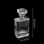 Garrafa De Cristal Blank Quadrada Bohemia