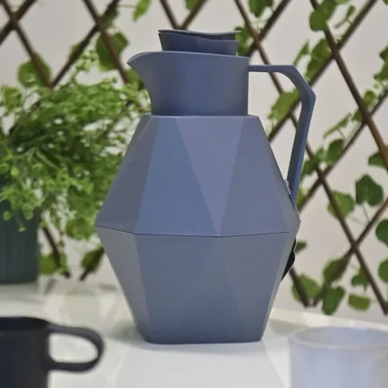 Garrafa Térmica Diamond Blue Gray Mb Home Premium 1l