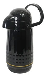 Garrafa Térmica Valentina Preta Mb Home Premium 1l