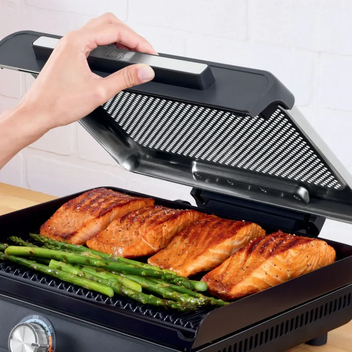 Grill Elétrico Sizzle Aço Inox Ninja 127V
