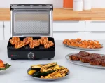 Grill Elétrico Sizzle Aço Inox Ninja 127V