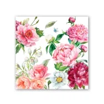 Guardanapo Lanche Blush Peony Michel Design Works