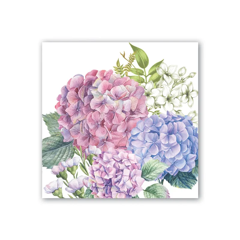 Guardanapo Lanche Wild Hydrangea Design Works Guardanapo Lanche Wild Hydrangea Design Works