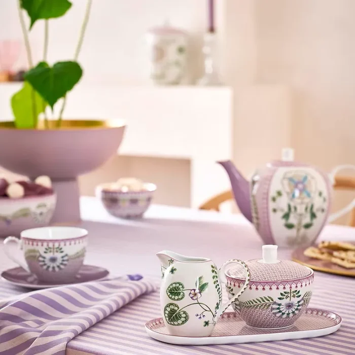 Jarrinha De Porcelana Off White Lily&Lotus Pip Studio