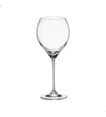Jg 6 Taças Vinho Cristal De Titânio Carduelis 640ml Bohemia Transparente