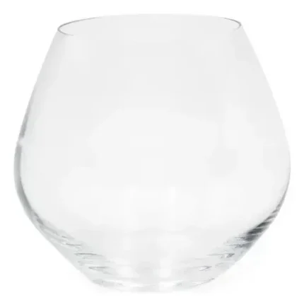 Jogo 2 Copos Baixos Cristal De Titânio Amoroso 340ml Bohemia Transparente