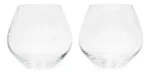 Jogo 2 Copos Baixos Cristal De Titânio Amoroso 340ml Bohemia Transparente