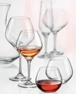 Jogo 2 Copos Baixos Cristal De Titânio Amoroso 340ml Bohemia Transparente