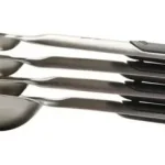 Jogo 4 Colheres Medidoras De Aço Inox Magnéticas Oxo Prata