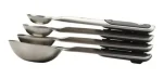 Jogo 4 Colheres Medidoras De Aço Inox Magnéticas Oxo Prata
