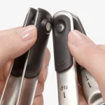 Jogo 4 Colheres Medidoras De Aço Inox Magnéticas Oxo Prata