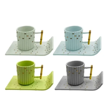 Jogo 4 Xícaras de Café Yume New Bone China
