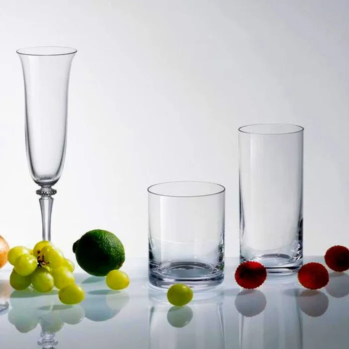Jogo 6 Copos Altos de Cristal Barware Bohemia 350ml