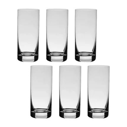 Jogo 6 Copos Altos de Cristal Barware Bohemia 350ml