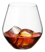 Jogo 6 Copos Baixos Cristal De Titânio Grus 500 Ml Bohemia Transparente
