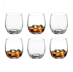 Jogo 6 Copos Baixos Cristal De Titânio Mergus 410ml Bohemia Transparente