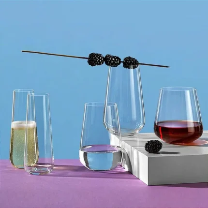 jogo 6 Copos De Cristal Sandra Bohemia 440ml