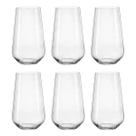 jogo 6 Copos De Cristal Sandra Bohemia 440ml