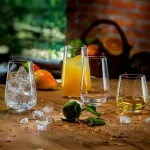 jogo 6 Copos De Cristal Sandra Bohemia 440ml