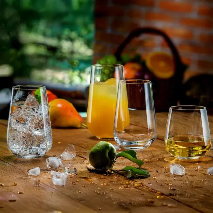 jogo 6 Copos De Cristal Sandra Bohemia 440ml