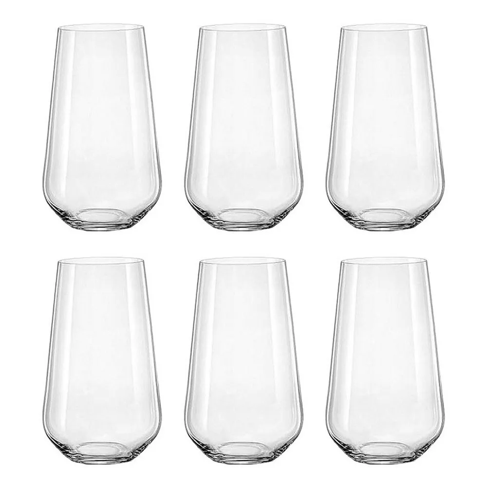 jogo 6 Copos De Cristal Sandra Bohemia 440ml jogo 6 Copos De Cristal Sandra Bohemia 440ml