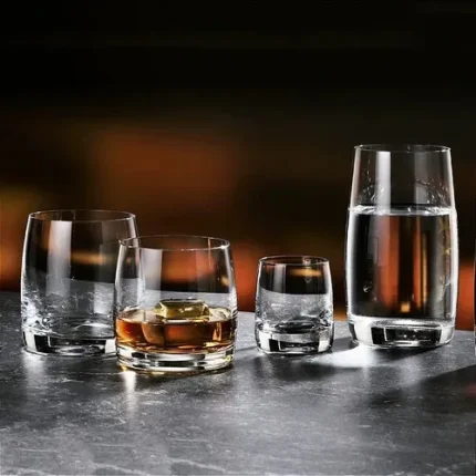 Jogo 6 Copos Shot Cristal De Titânio Pavo 60 Ml Bohemia Transparente